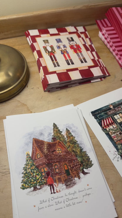 Christmas Cards, Holiday Greeting Cards A5 Pack of 5